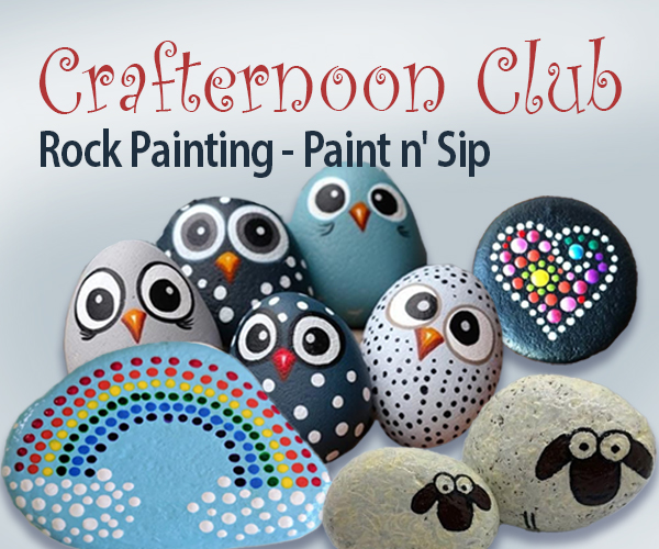 Rock painting-Paint n’ Sip